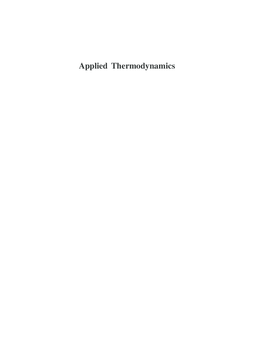 Applied Thermodynamics - Page 2