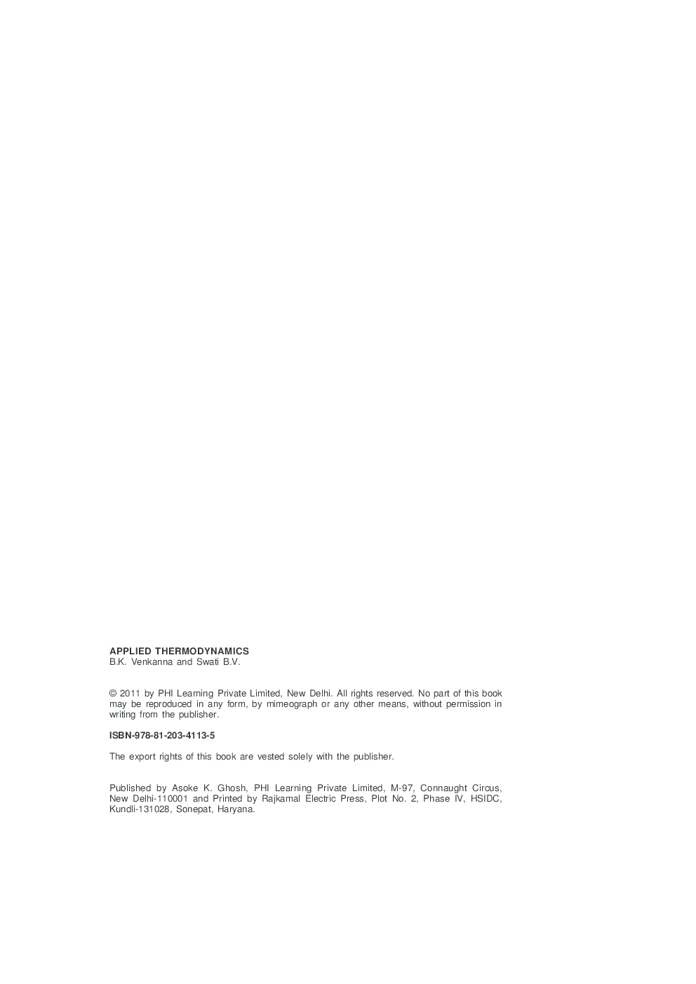 Applied Thermodynamics - Page 4