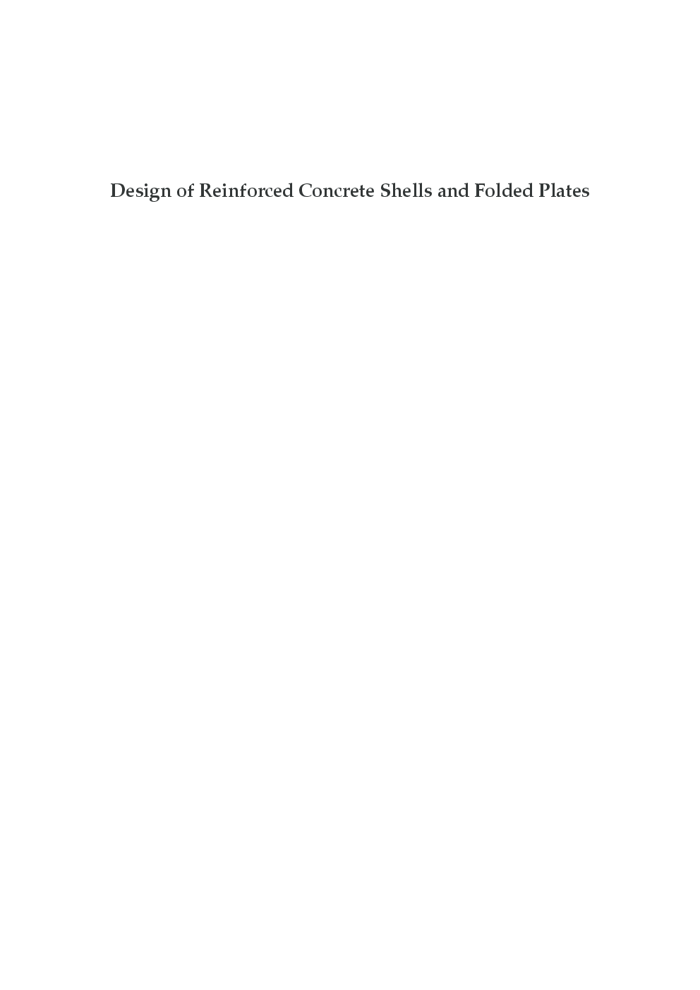 Design Of Reinforced Concrete Shells And Folded Plates - Page 2