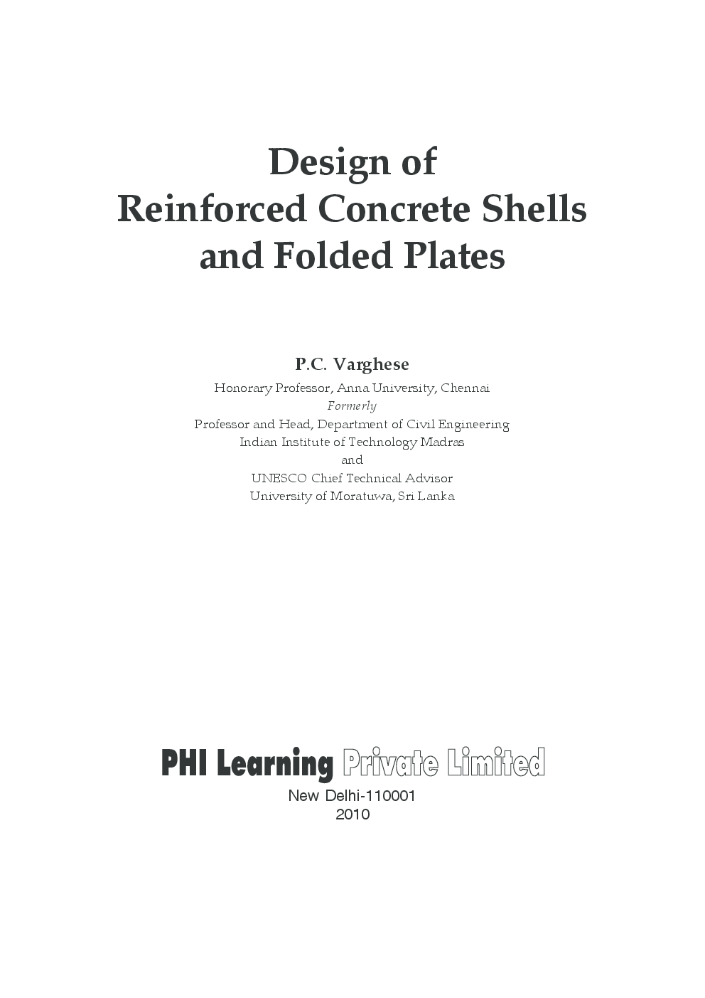 Design Of Reinforced Concrete Shells And Folded Plates - Page 3