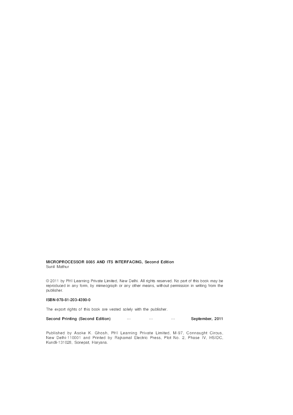 Microprocessor 8085 And Its Interfacing - Page 5