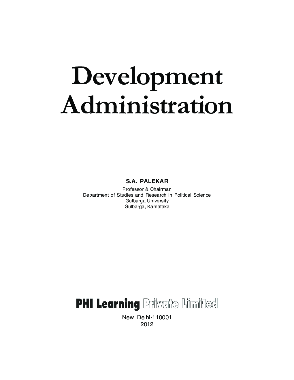 Development Administration - Page 3