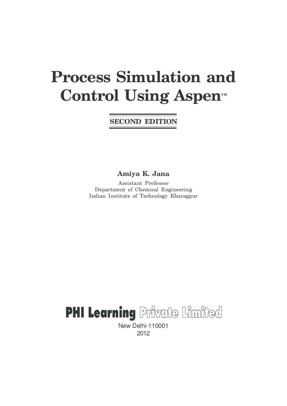 Process Simulation And Control Using Aspen™ - Page 3