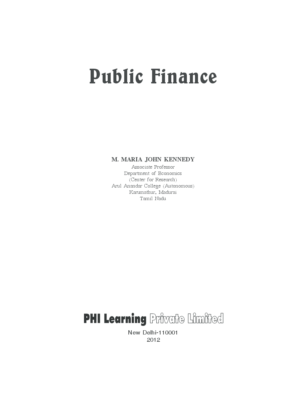 Public Finance - Page 2