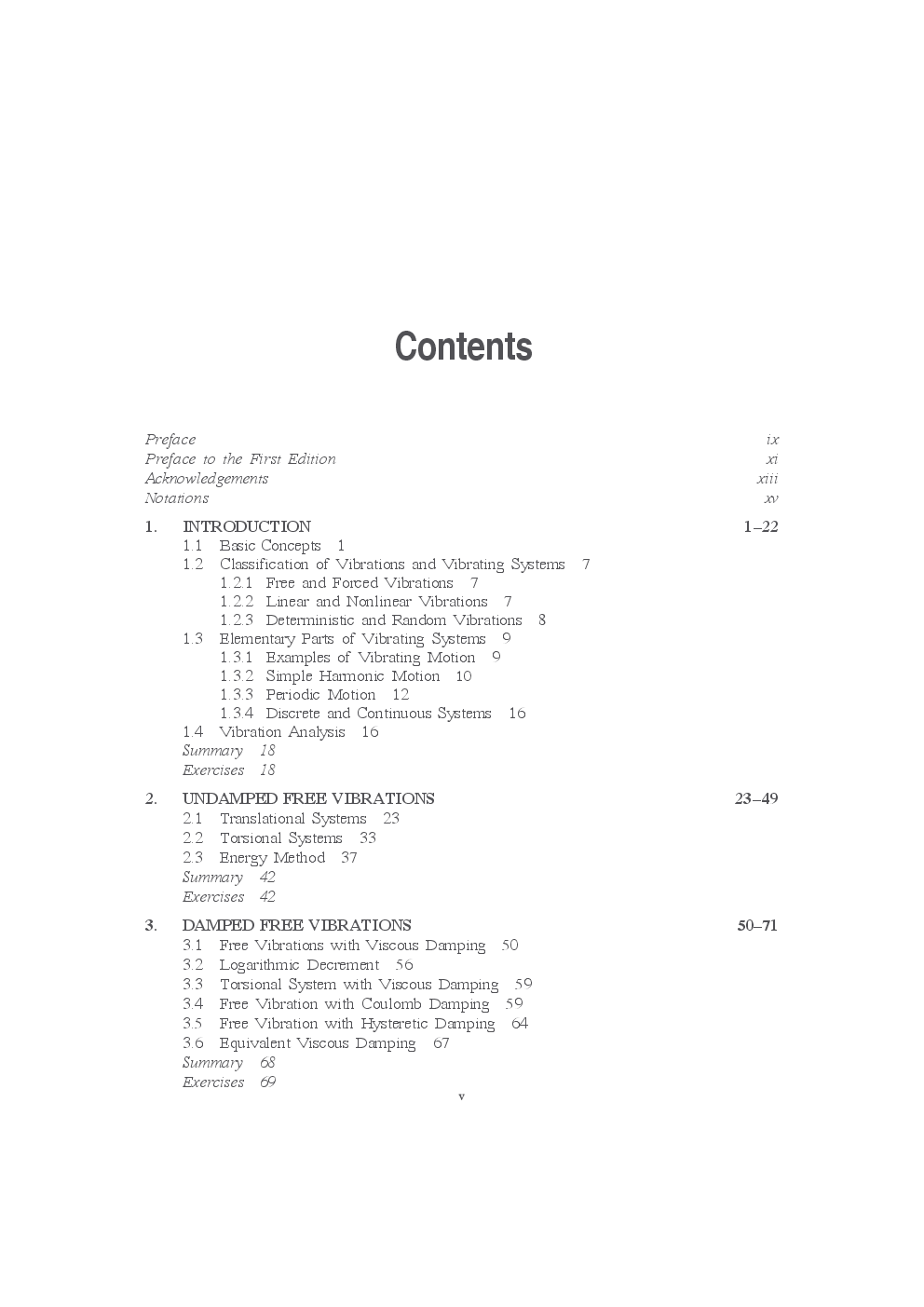 Textbook Of Mechanical Vibrations - Page 5