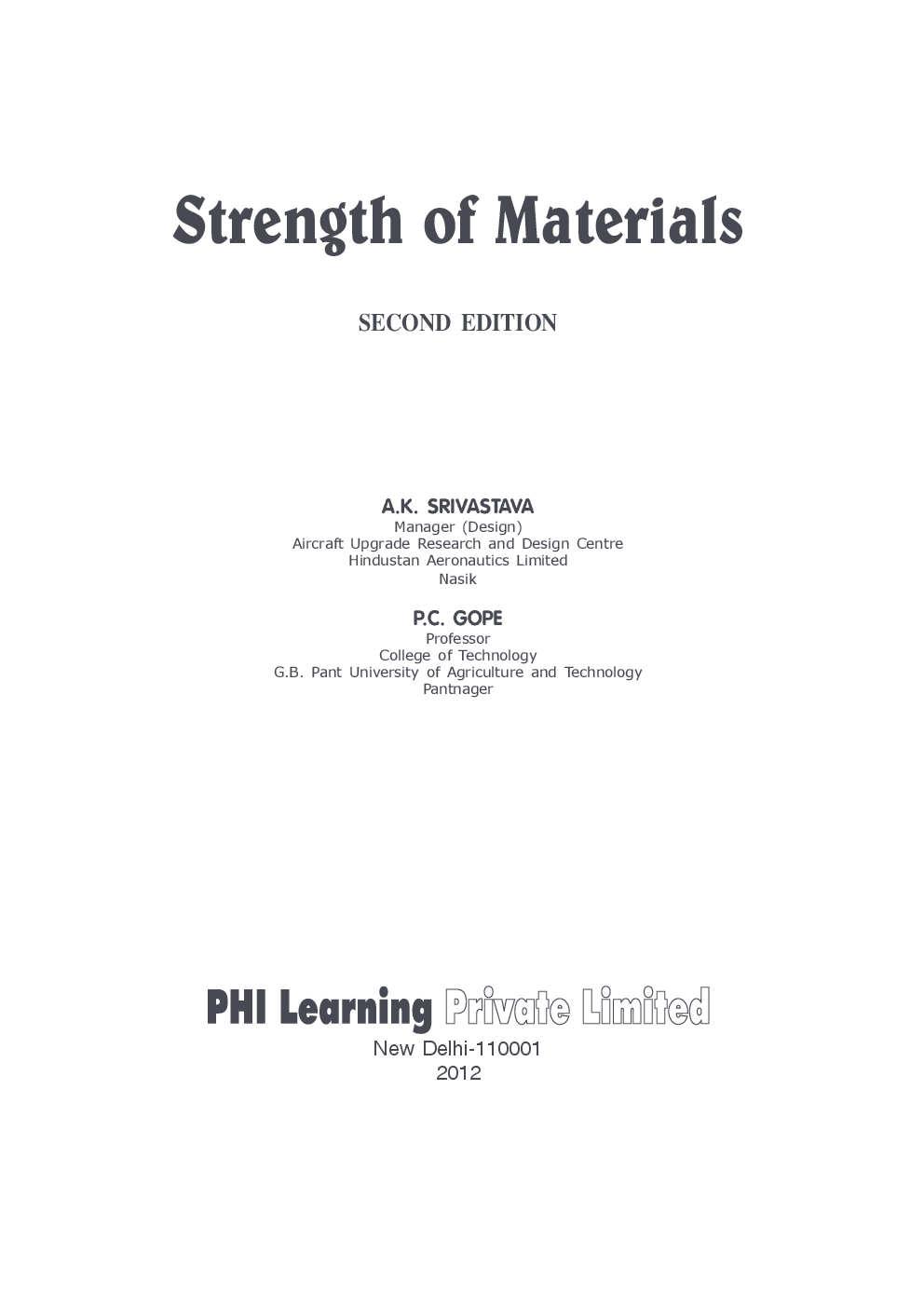 Strength Of Materials - Page 3