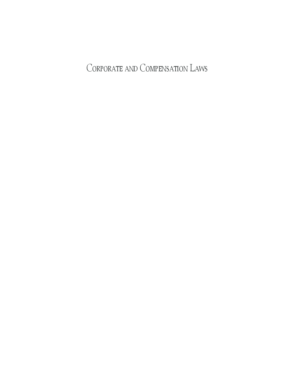 Corporate And Compensation Laws - Page 2