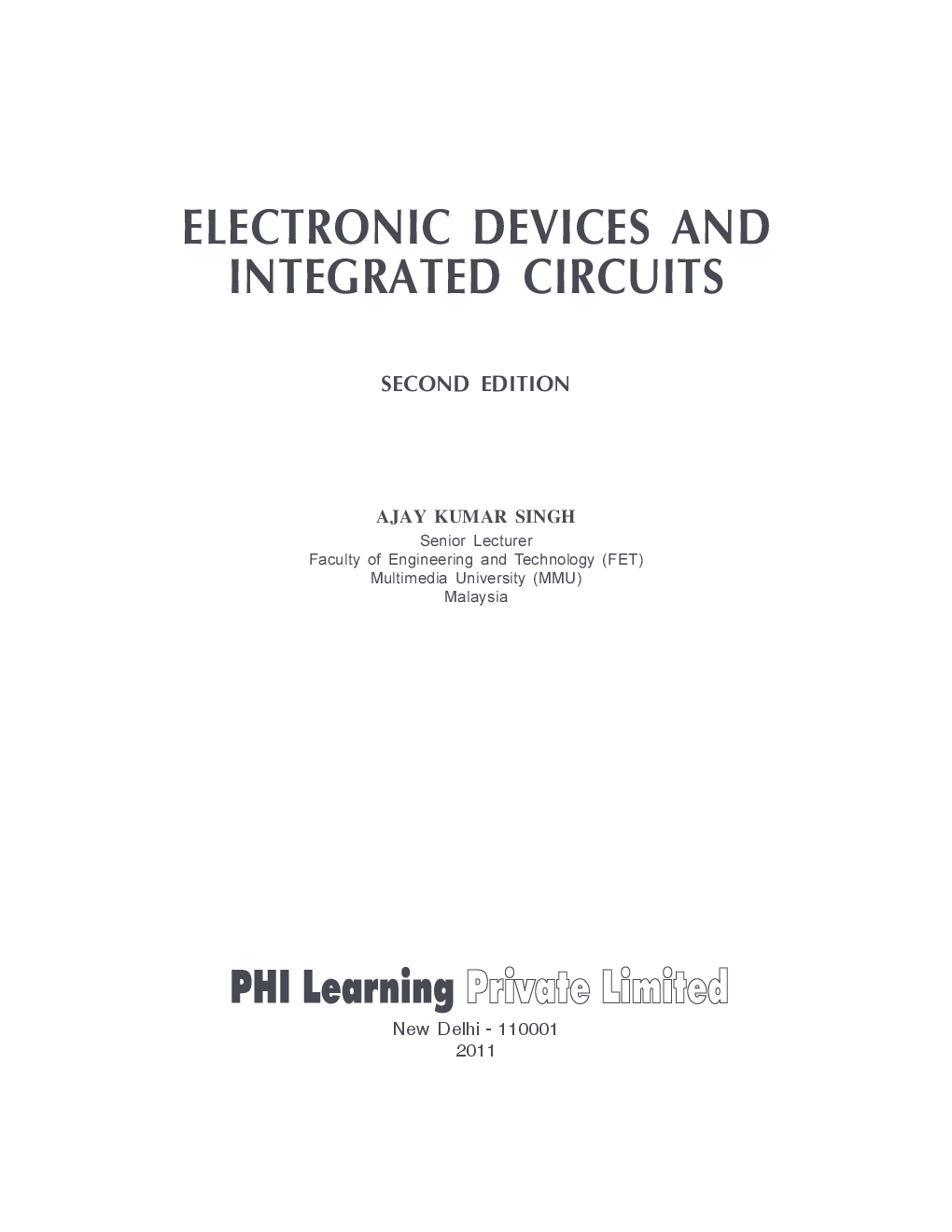 Electronic Devices And Integrated Circuits - Page 3