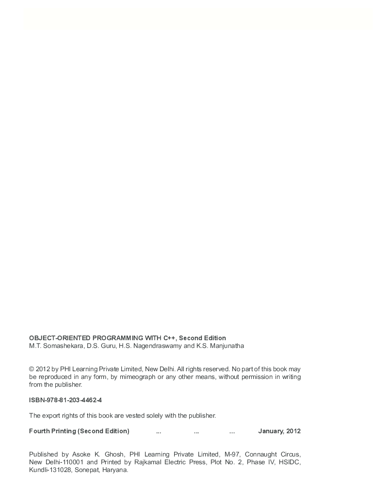 Object-Oriented Programming With C++ - Page 3