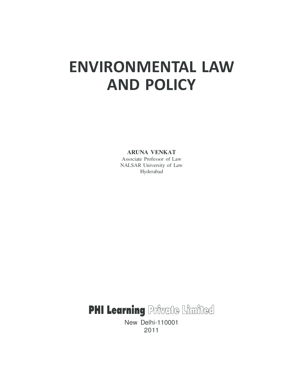 Environmental Law And Policy - Page 2
