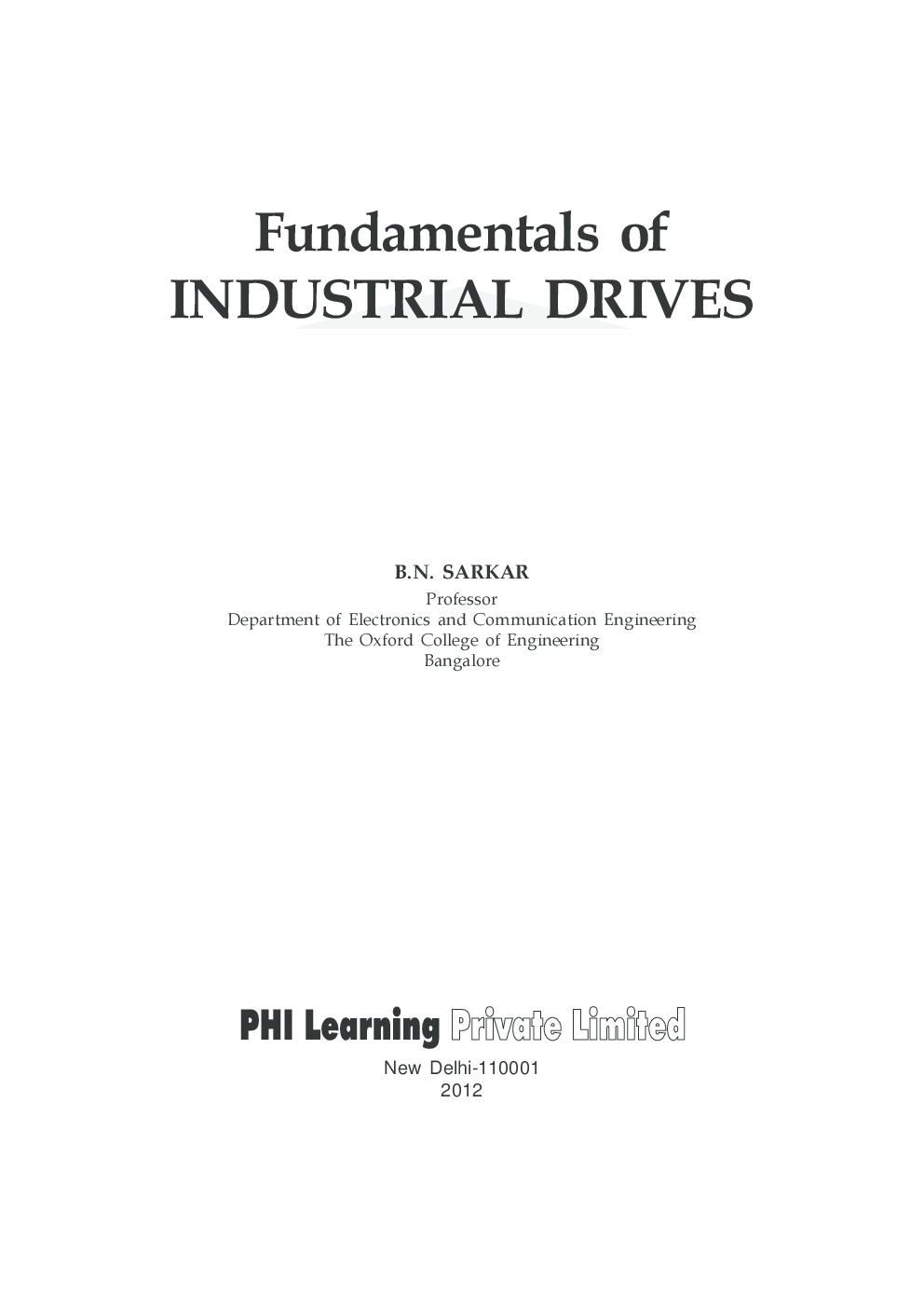 Fundamentals Of Industrial Drives - Page 2