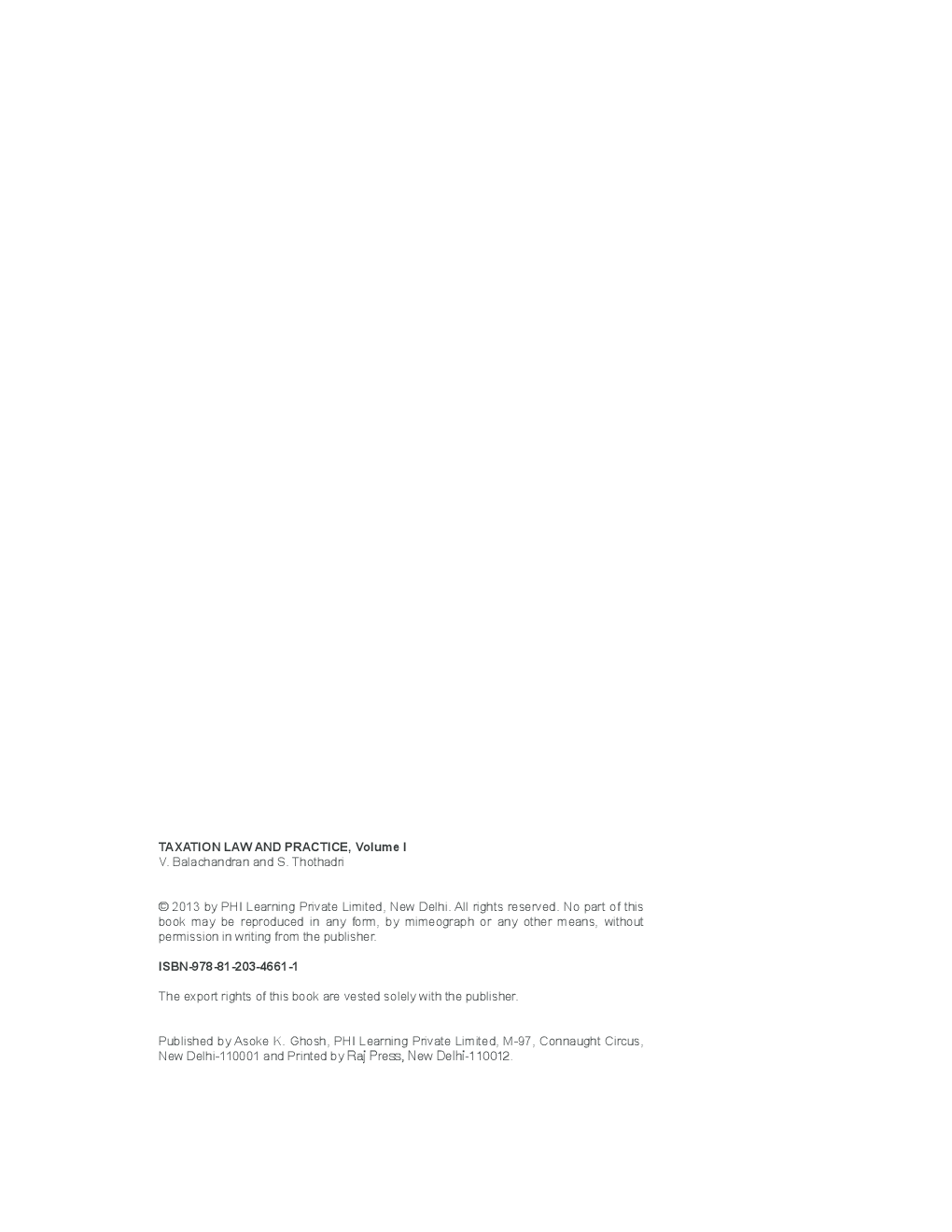 Taxation Law And Practice Volume I - Page 3