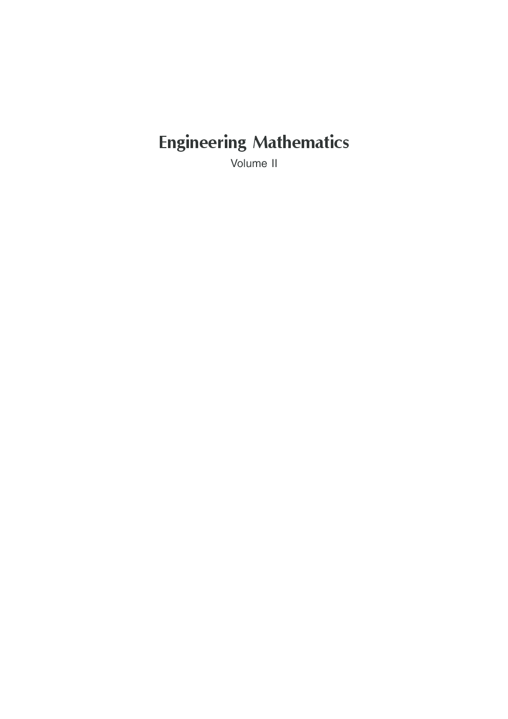 Engineering Mathematics : Volume 2 - Page 2