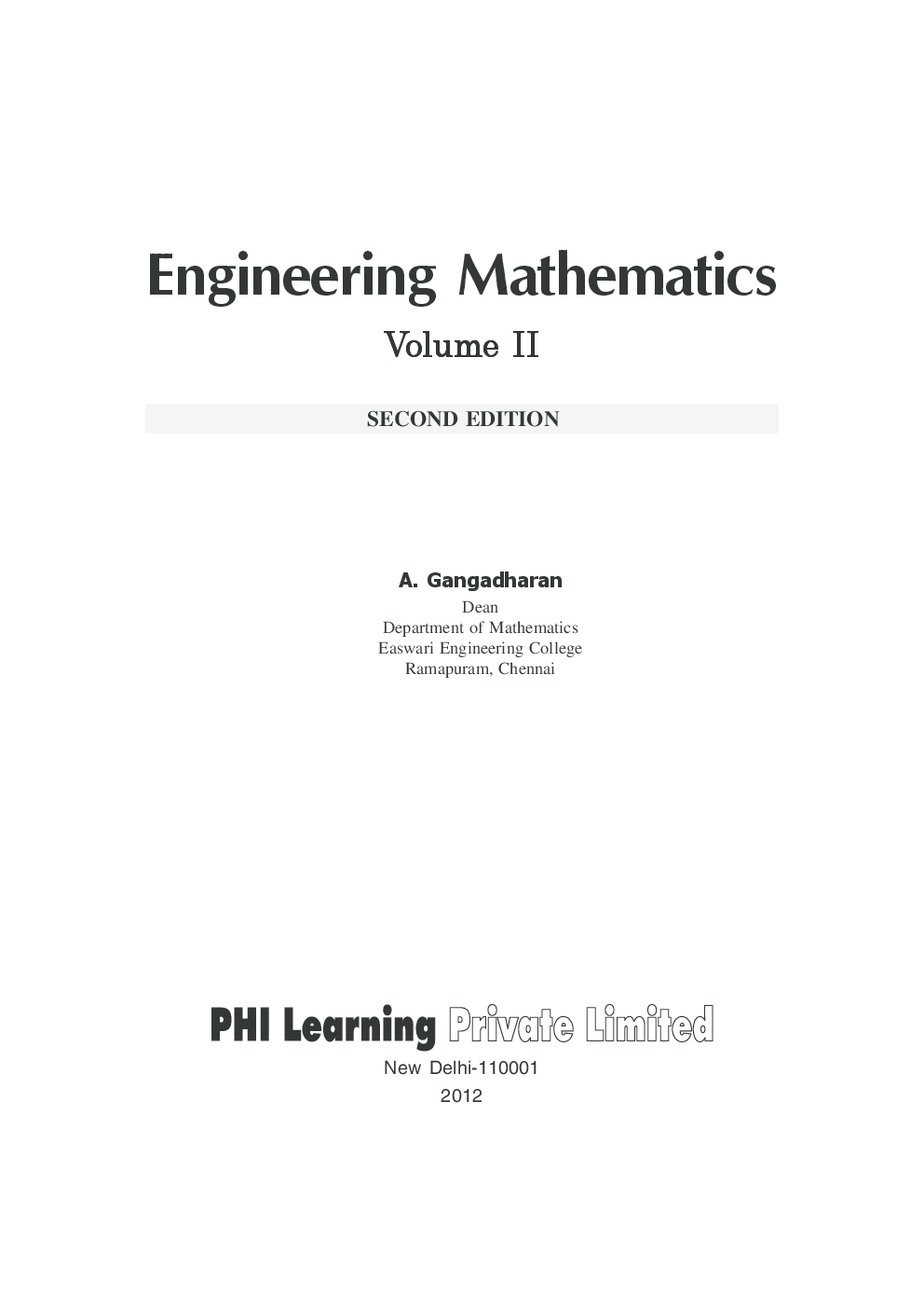 Engineering Mathematics : Volume 2 - Page 3