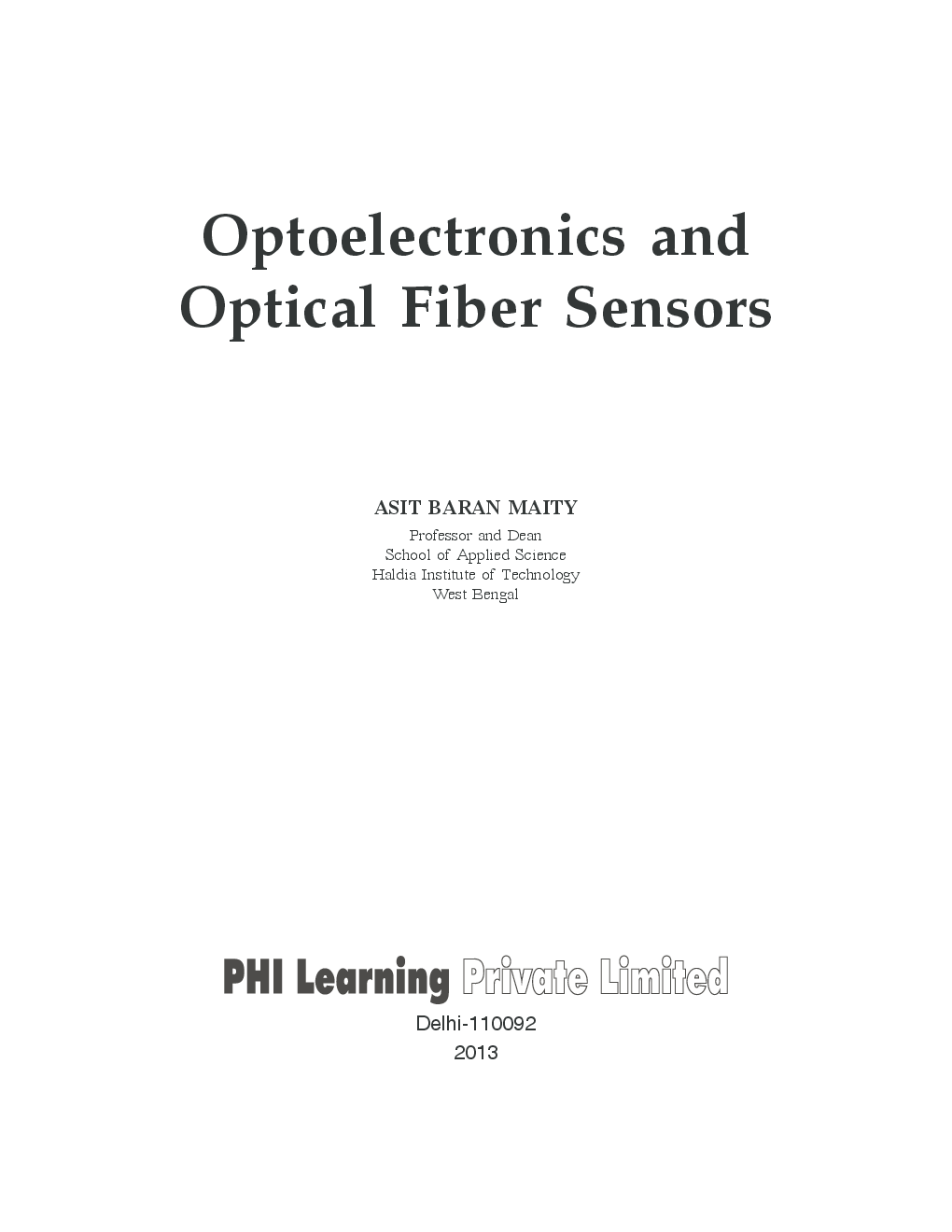 Optoelectronics And Optical Fiber Sensors - Page 2