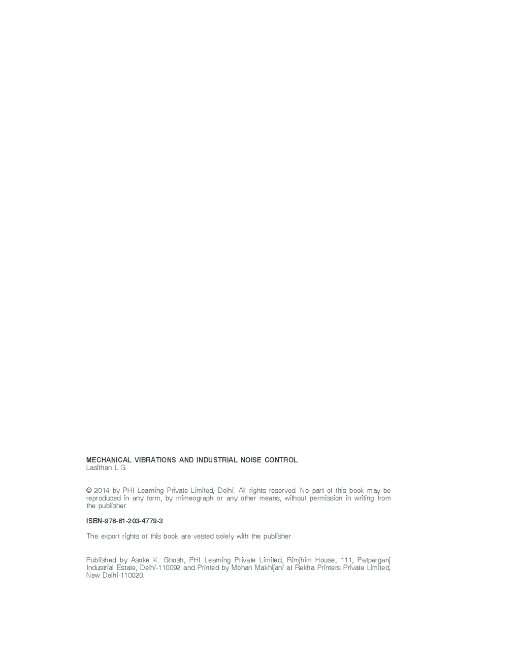 Mechanical Vibrations And Industrial Noise Control - Page 3