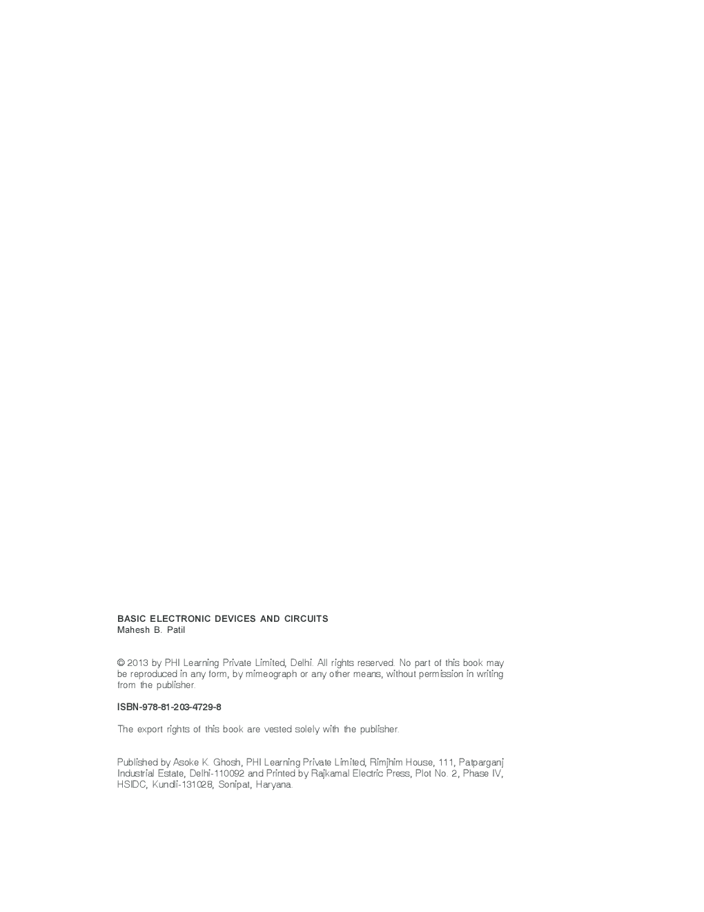 Basic Electronic Devices And Circuits - Page 3