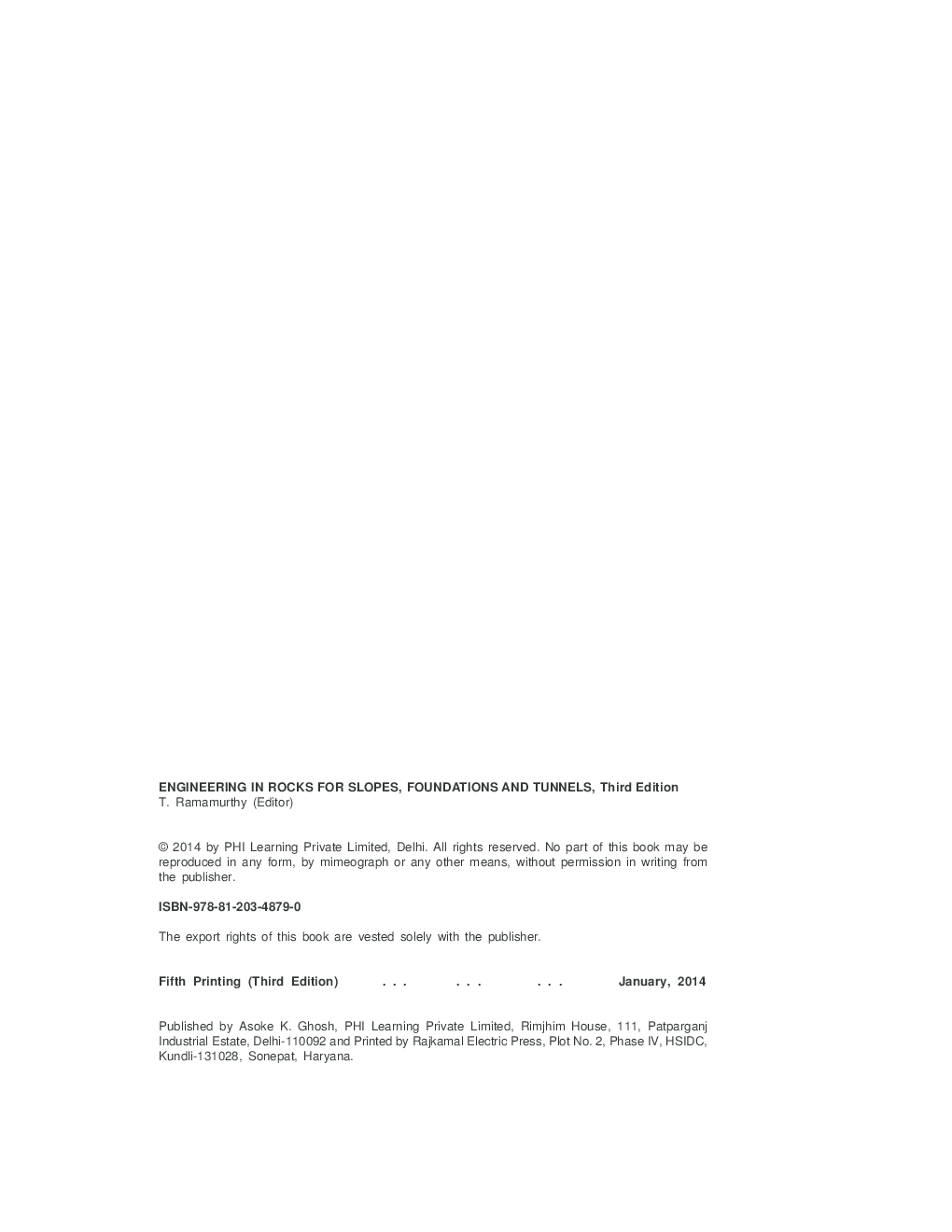 Engineering In Rocks For Slopes,Foundations And Tunnels - Page 4