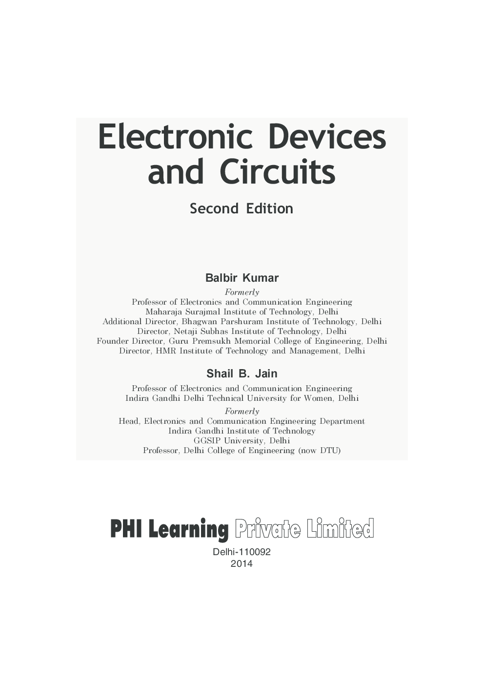 Electronic Devices And Circuits - Page 2