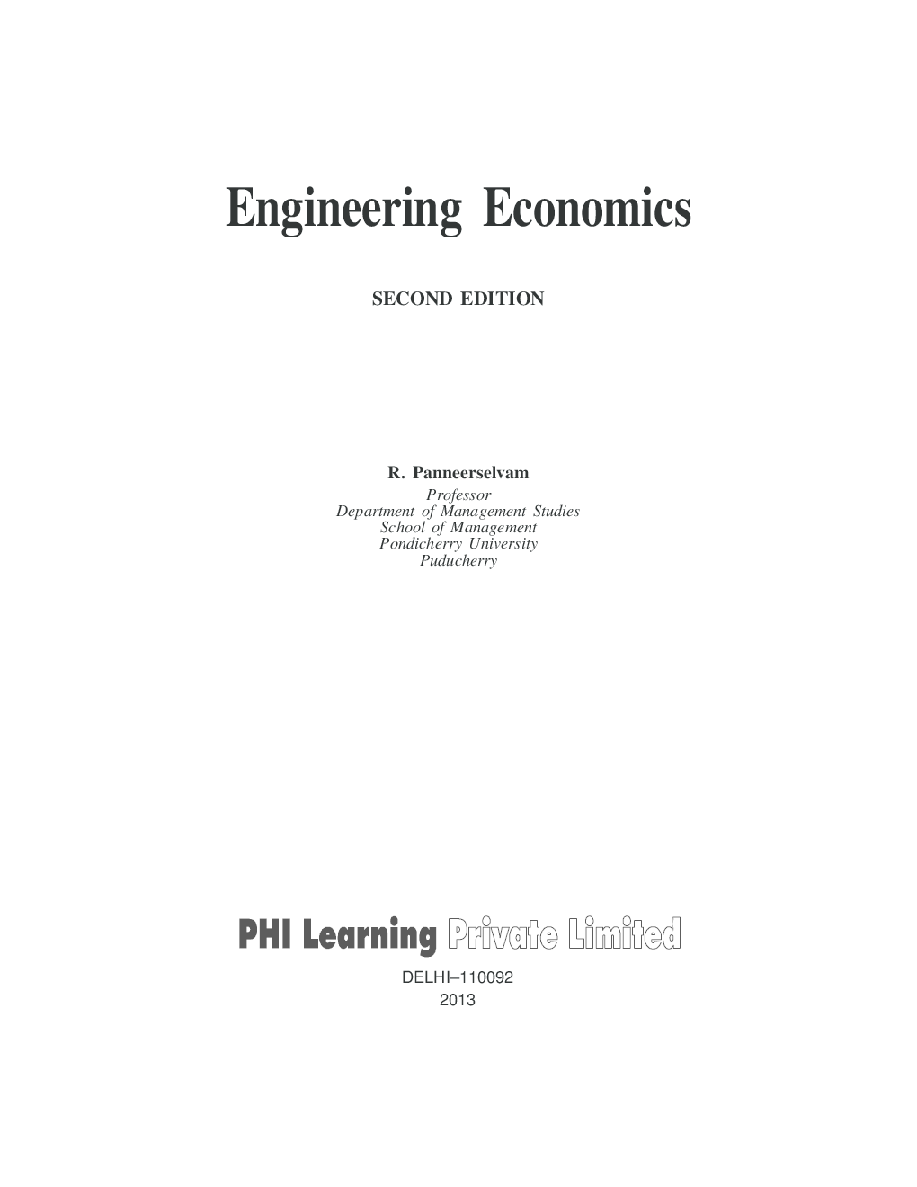 Engineering Economics - Page 3