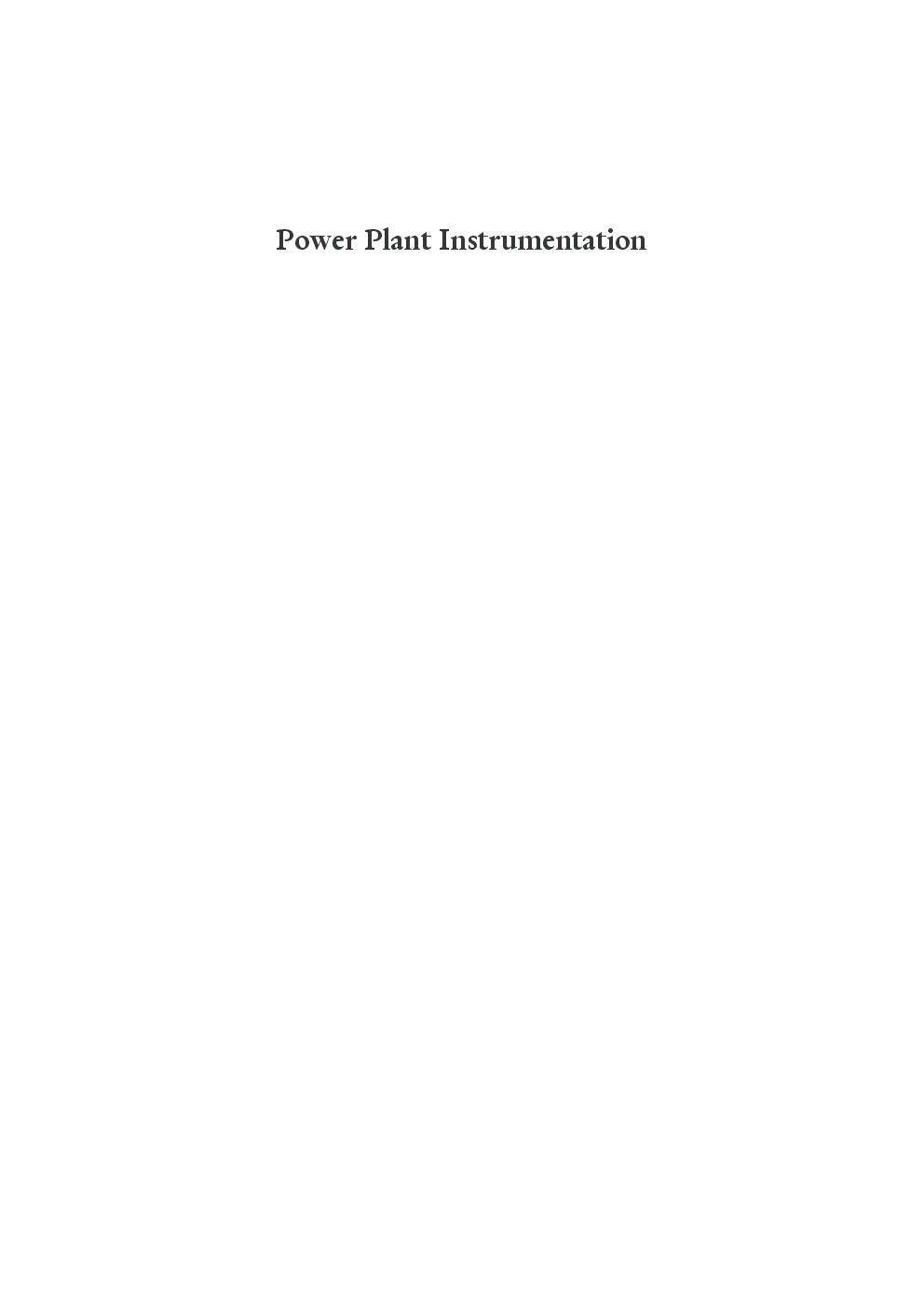Power Plant Instrumentation - Page 2