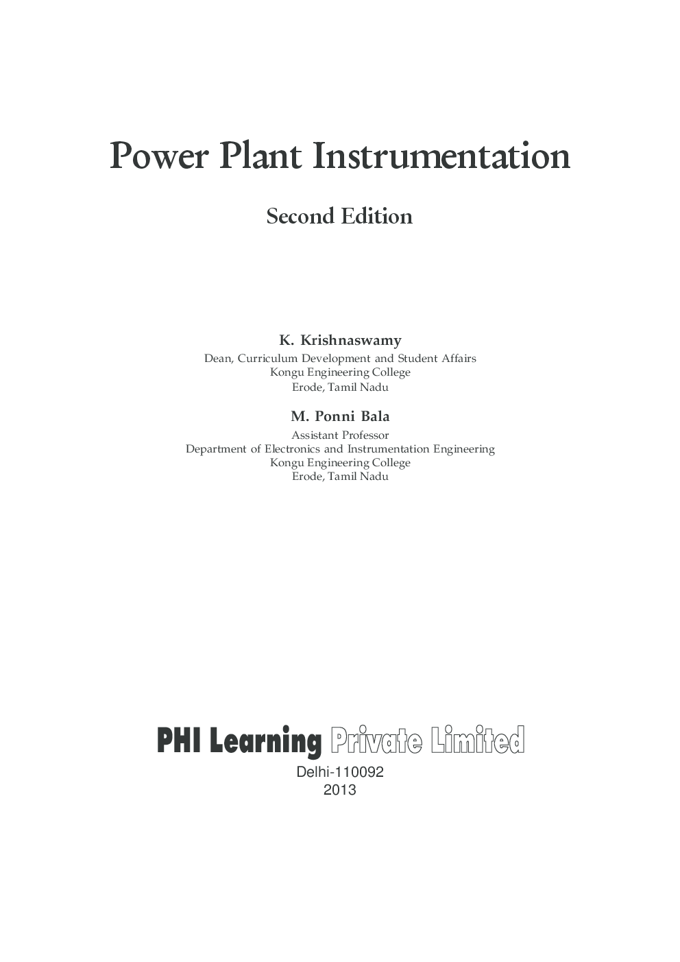 Power Plant Instrumentation - Page 3