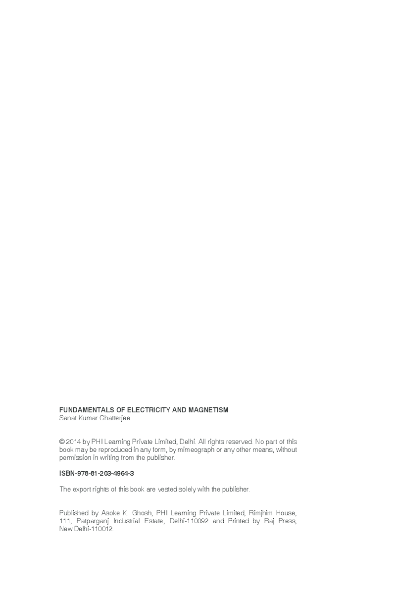 Fundamentals Of Electricity And Magnetism - Page 5