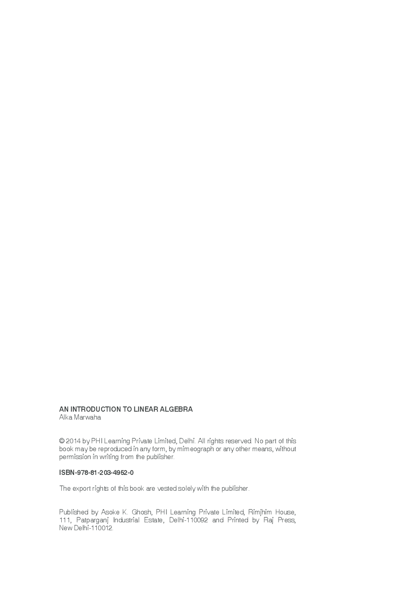 An Introduction To Linear Algebra - Page 3