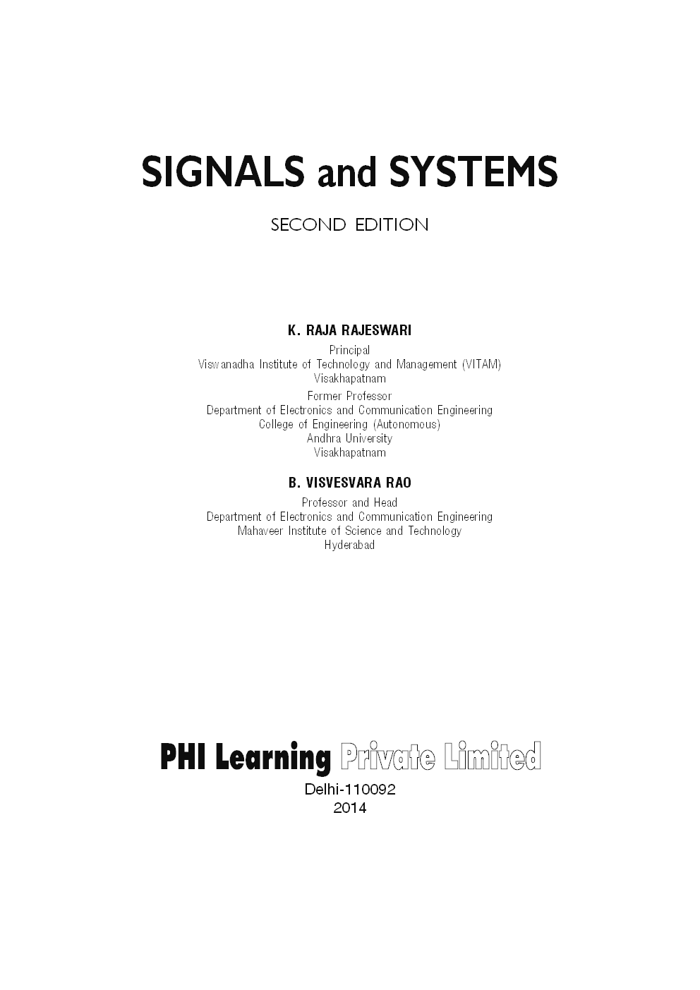 Signals And Systems - Page 2