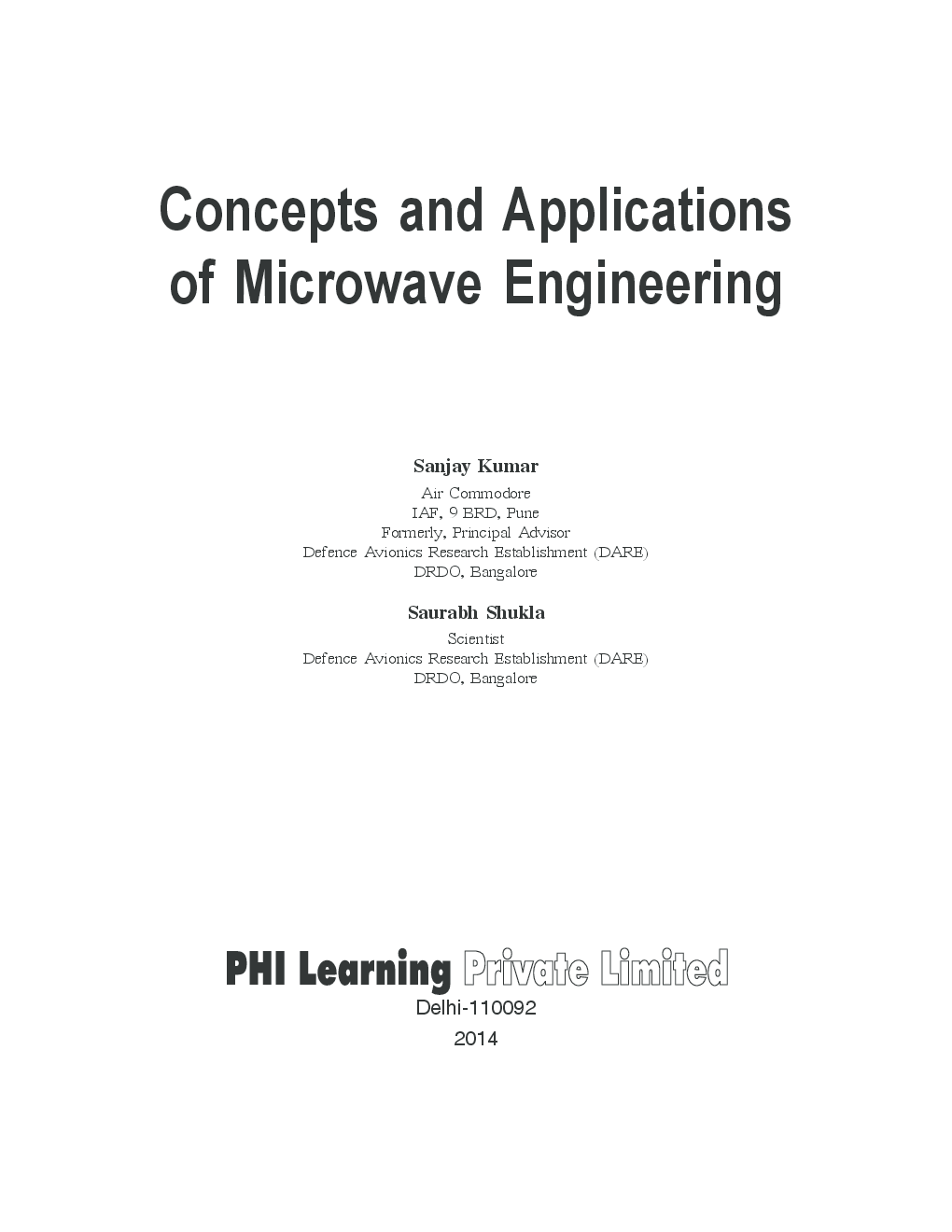 Download Concepts And Applications Of Microwave Engineering PDF Online 2022