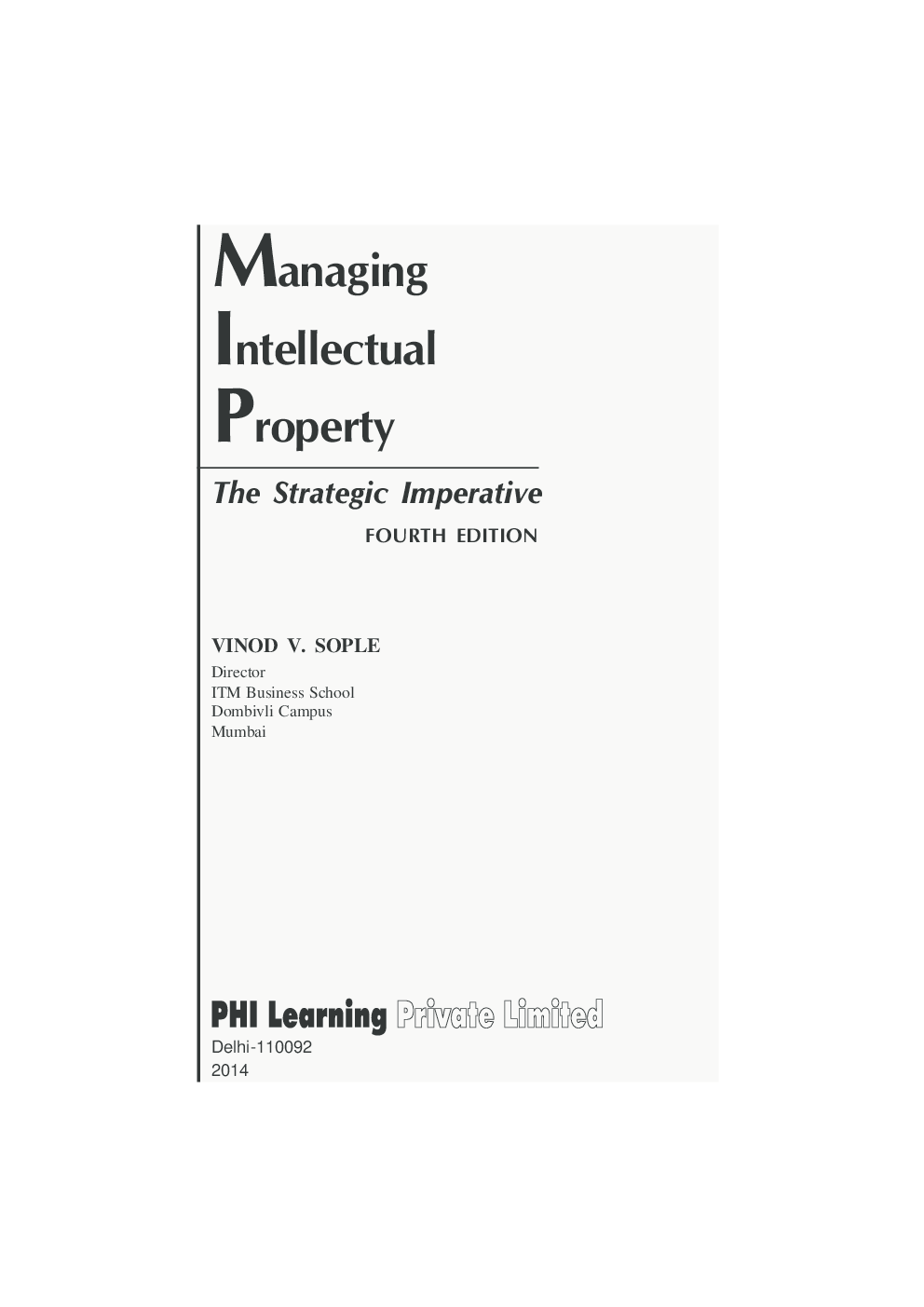 Managing Intellectual Property: The Strategic Imperative - Page 4