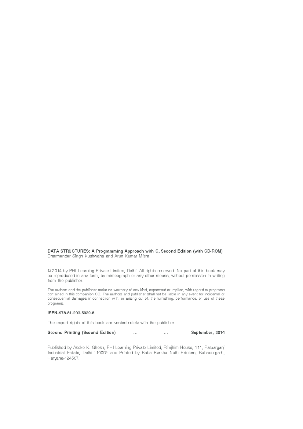 Data Structures: A Programming Approach With C by Dharmender Singh Kushwaha - Page 3