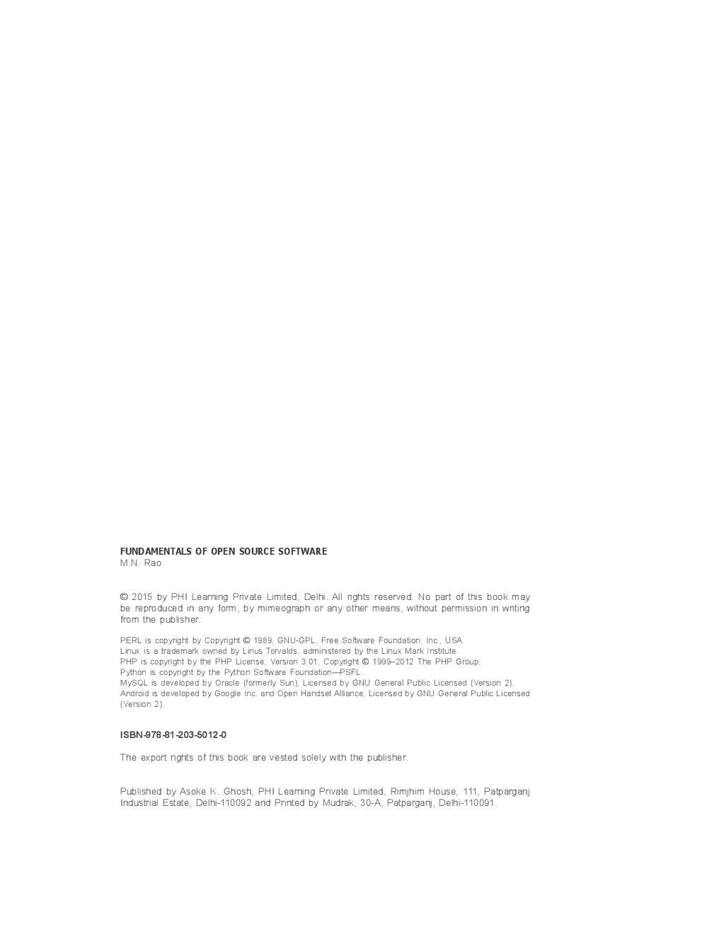 Fundamentals Of Open Source Software: A Developer\'S Perspective - Page 5