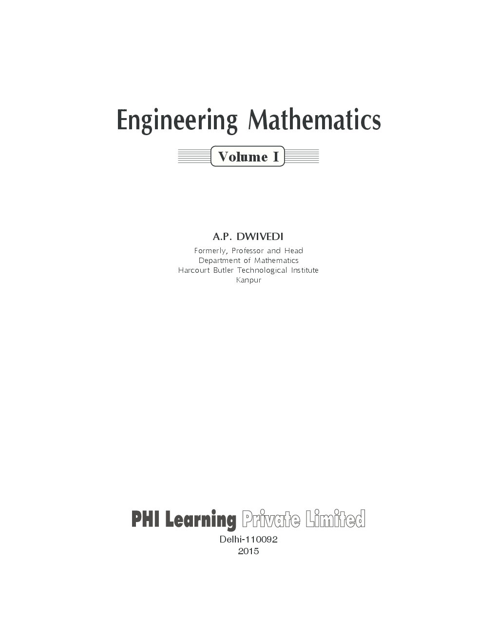 Engineering Mathematics: Volume I - Page 2