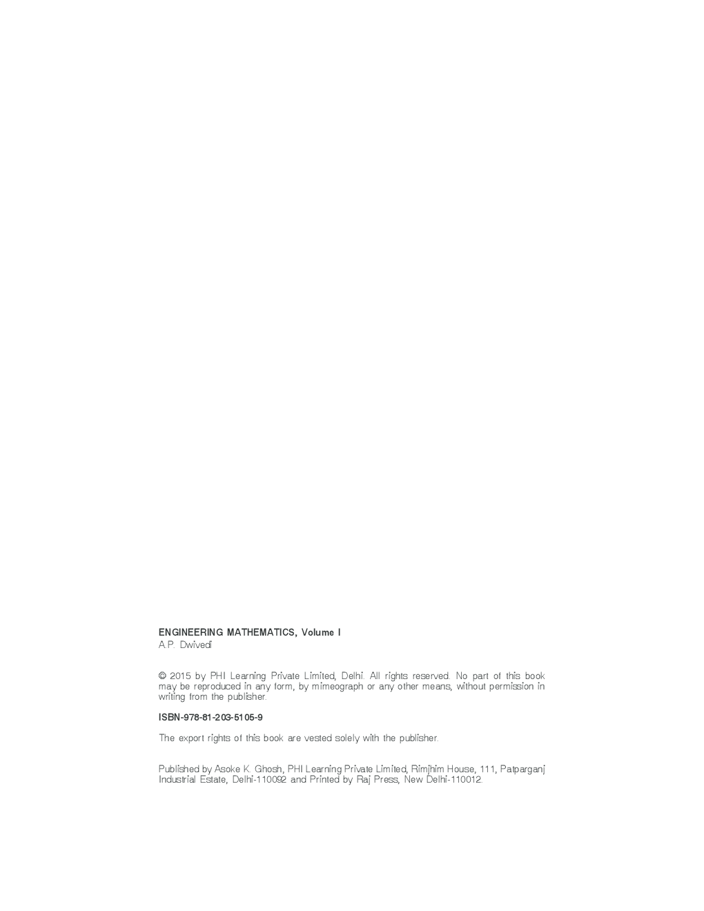 Engineering Mathematics: Volume I - Page 3