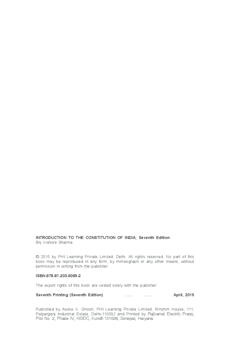 Introduction To The Constitution Of India - Page 3
