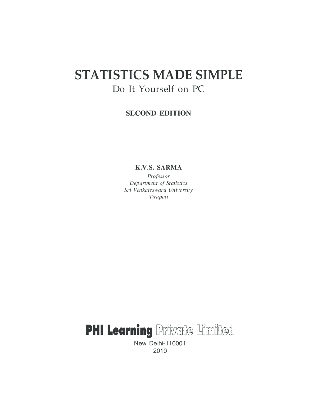 Statistics Made Simple Do It Yourself On Pc - Page 2