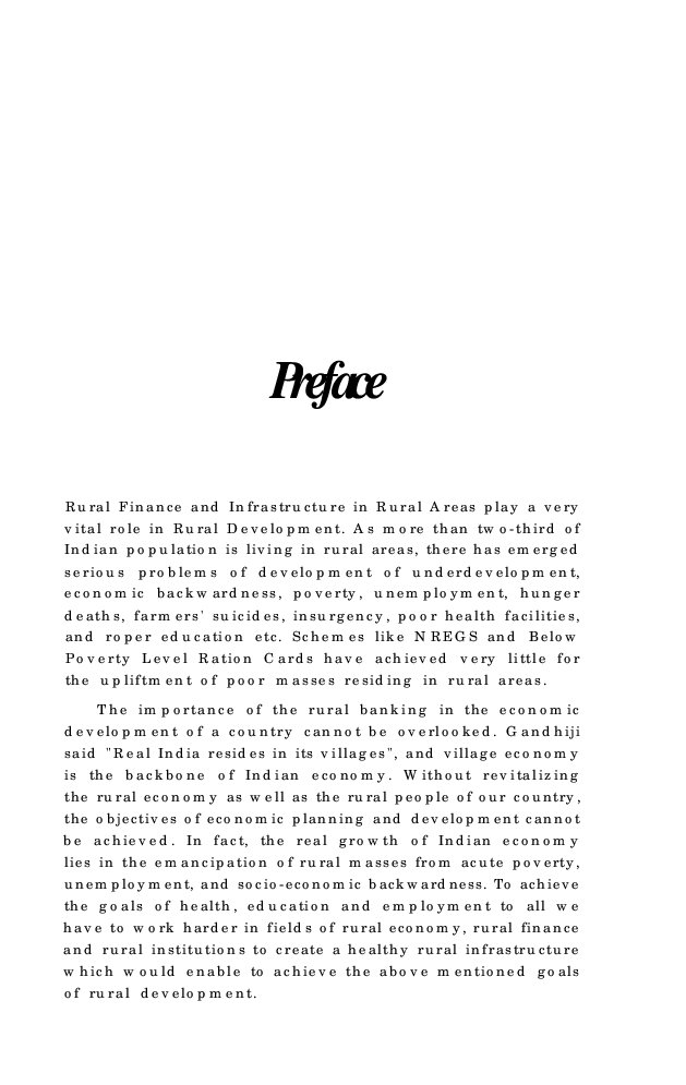 Issues on Rural Finance, Infrastructure and Rural Development - Page 4