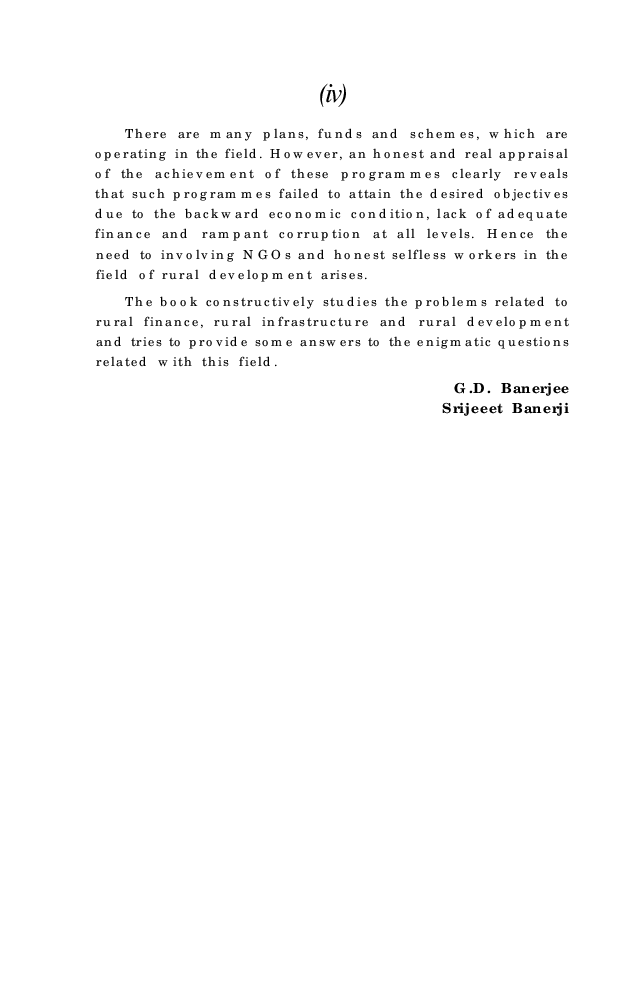 Issues on Rural Finance, Infrastructure and Rural Development - Page 5