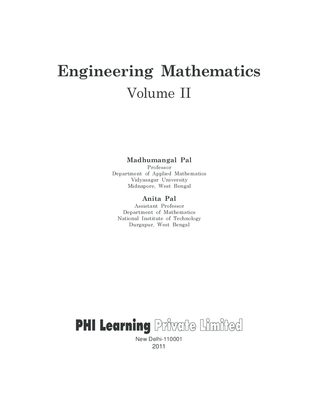Engineering Mathematics : Volume 2 - Page 2