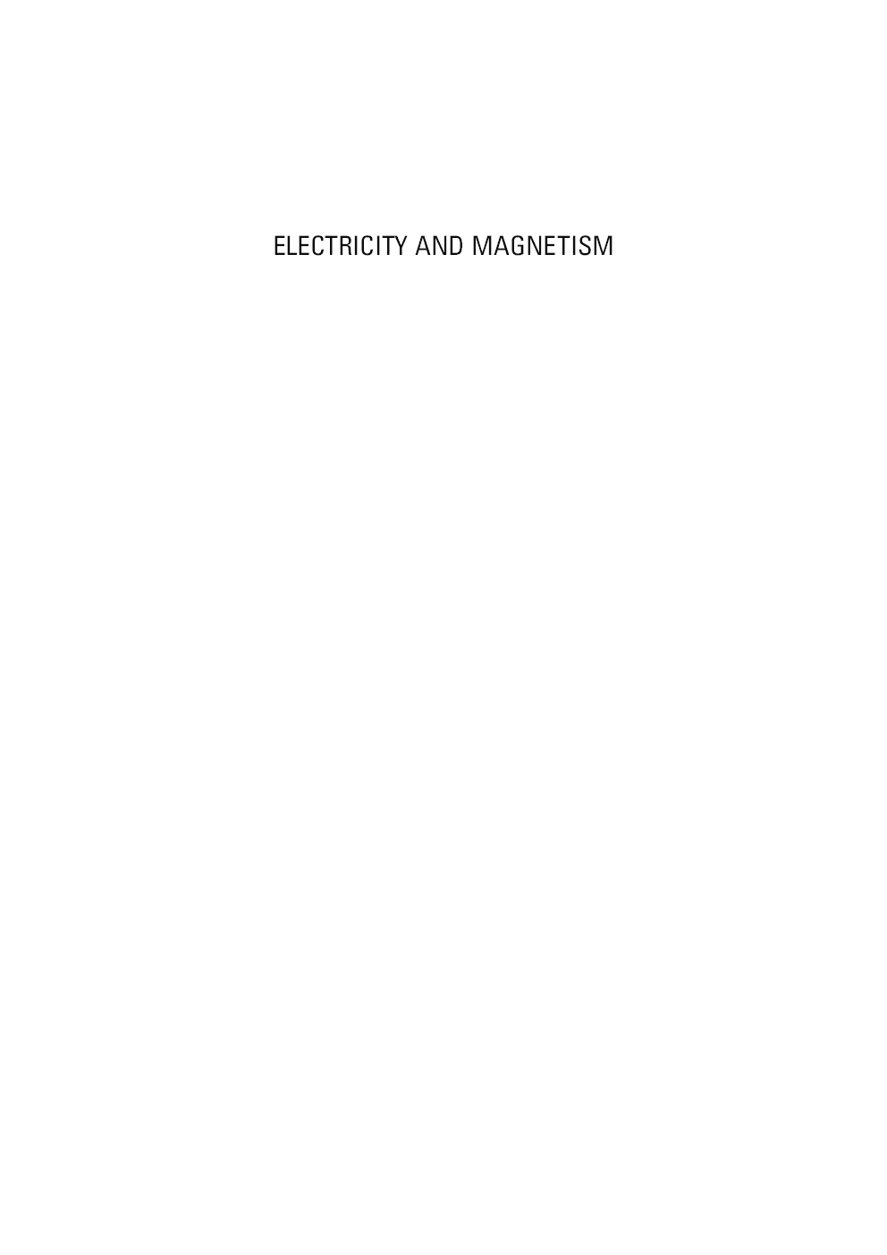 Electricity And Magnetism - Page 2