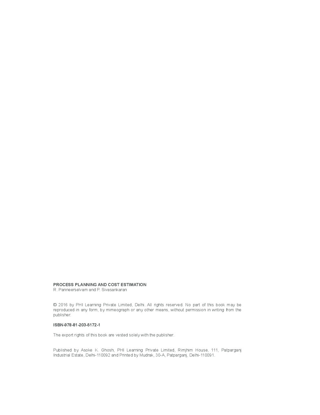 Process Planning And Cost Estimation - Page 3