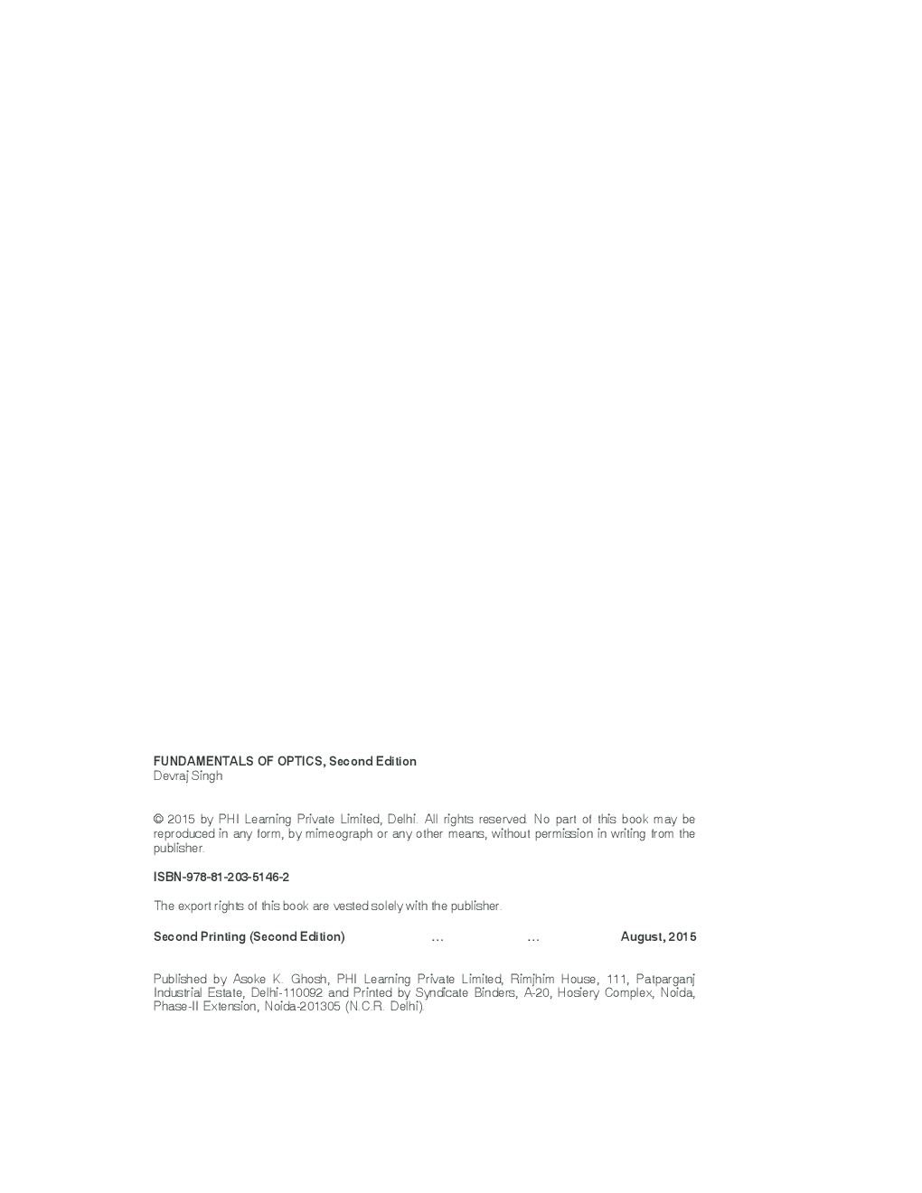 Fundamentals Of Optics - Page 3