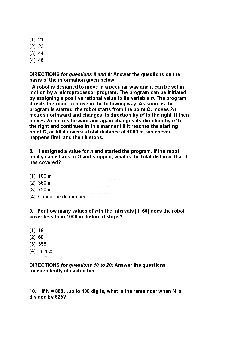 CAT Solved Sample Papers (Paper 1 to Paper 8) - Page 4