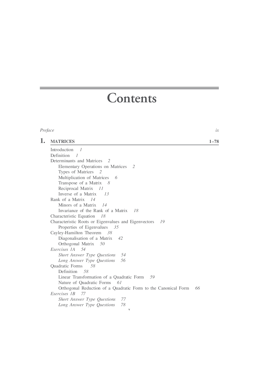 Engineering Mathematics Volume I - Page 5