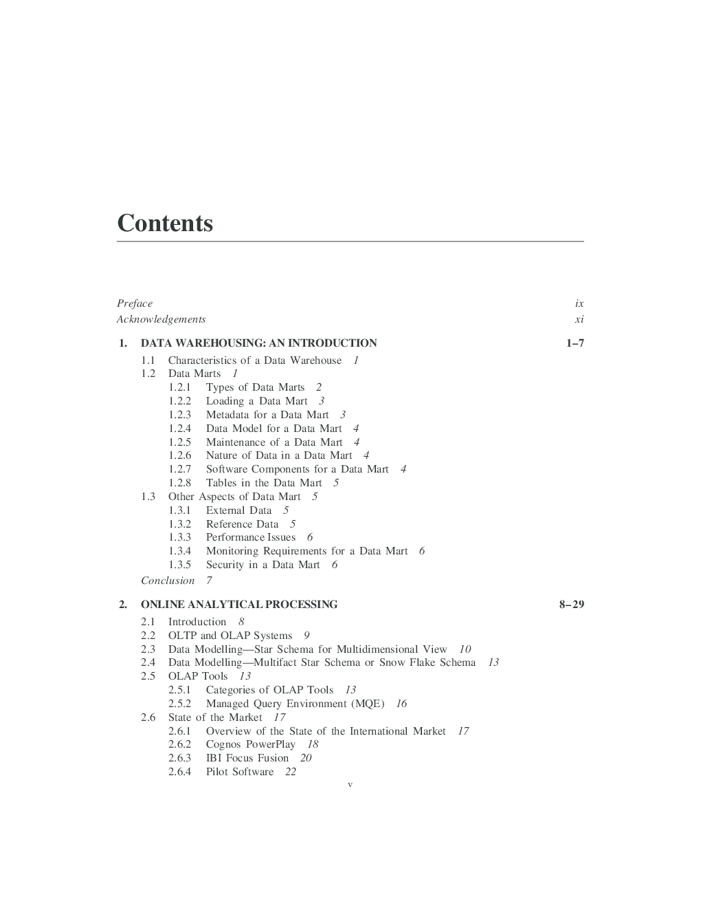 Data Warehousing : Concepts, Techniques, Products And Applications - Page 5