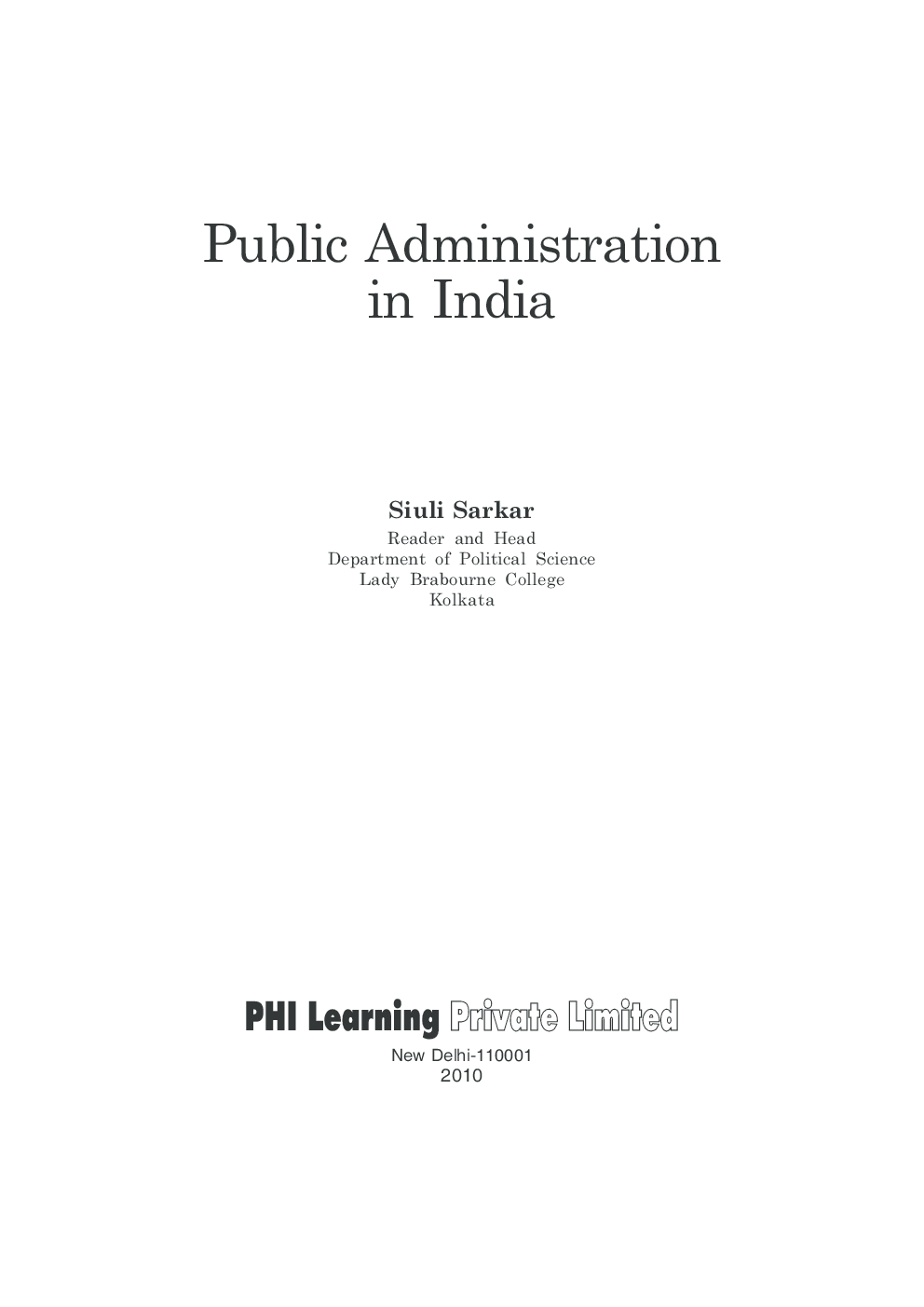 Public Administration In India - Page 2