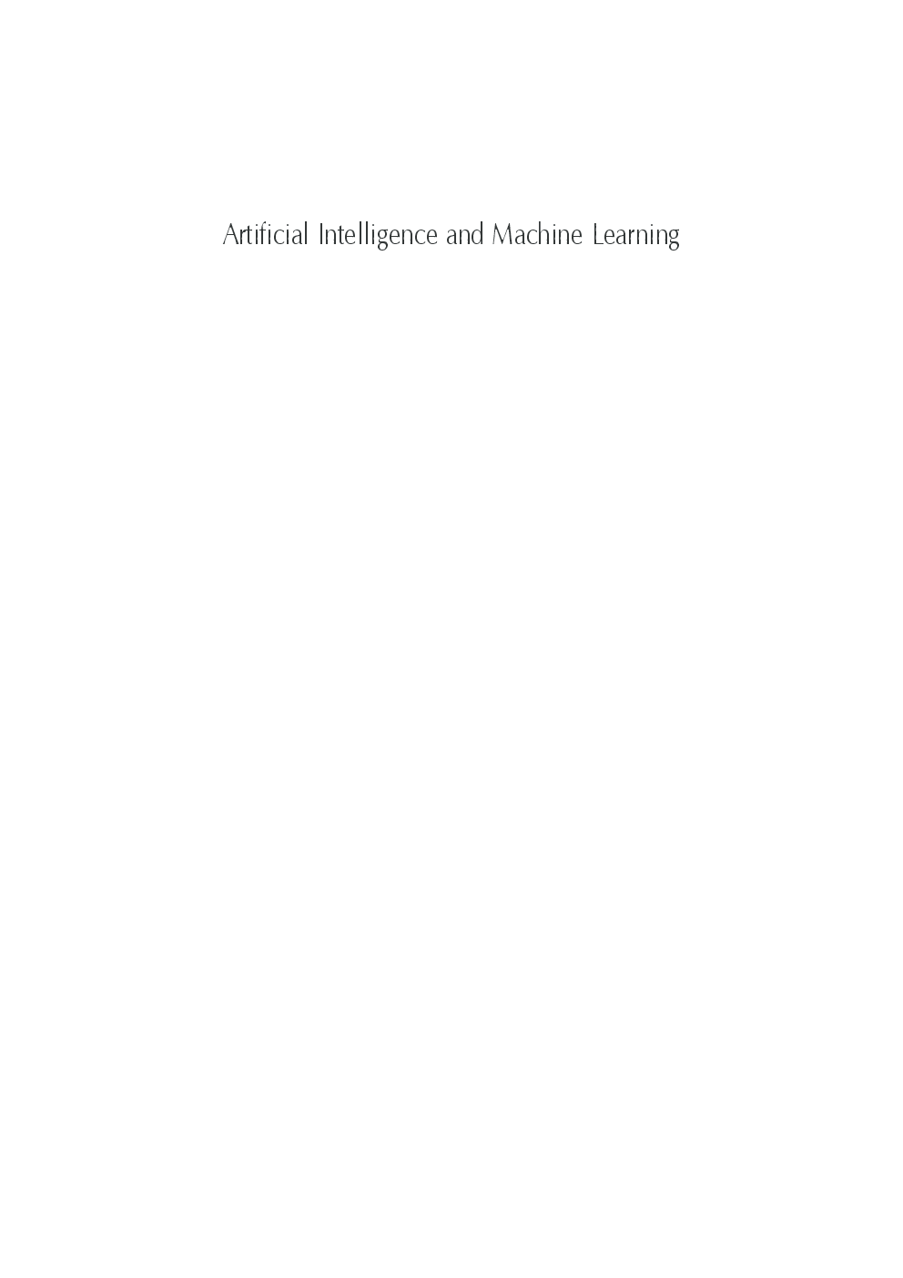 Artificial Intelligence And Machine Learning - Page 2
