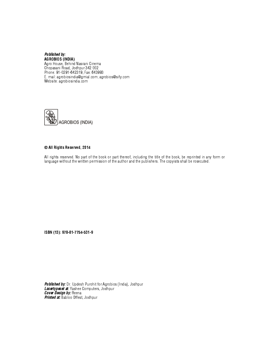 Advances in Extension Education and Rural Development Volume 3 - Page 3