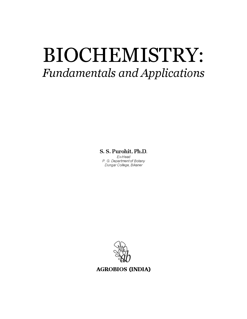 Biochemistry : Fundamental and Application - Page 2